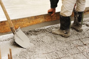 building with concrete