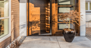 outside image of a home with a concrete patio